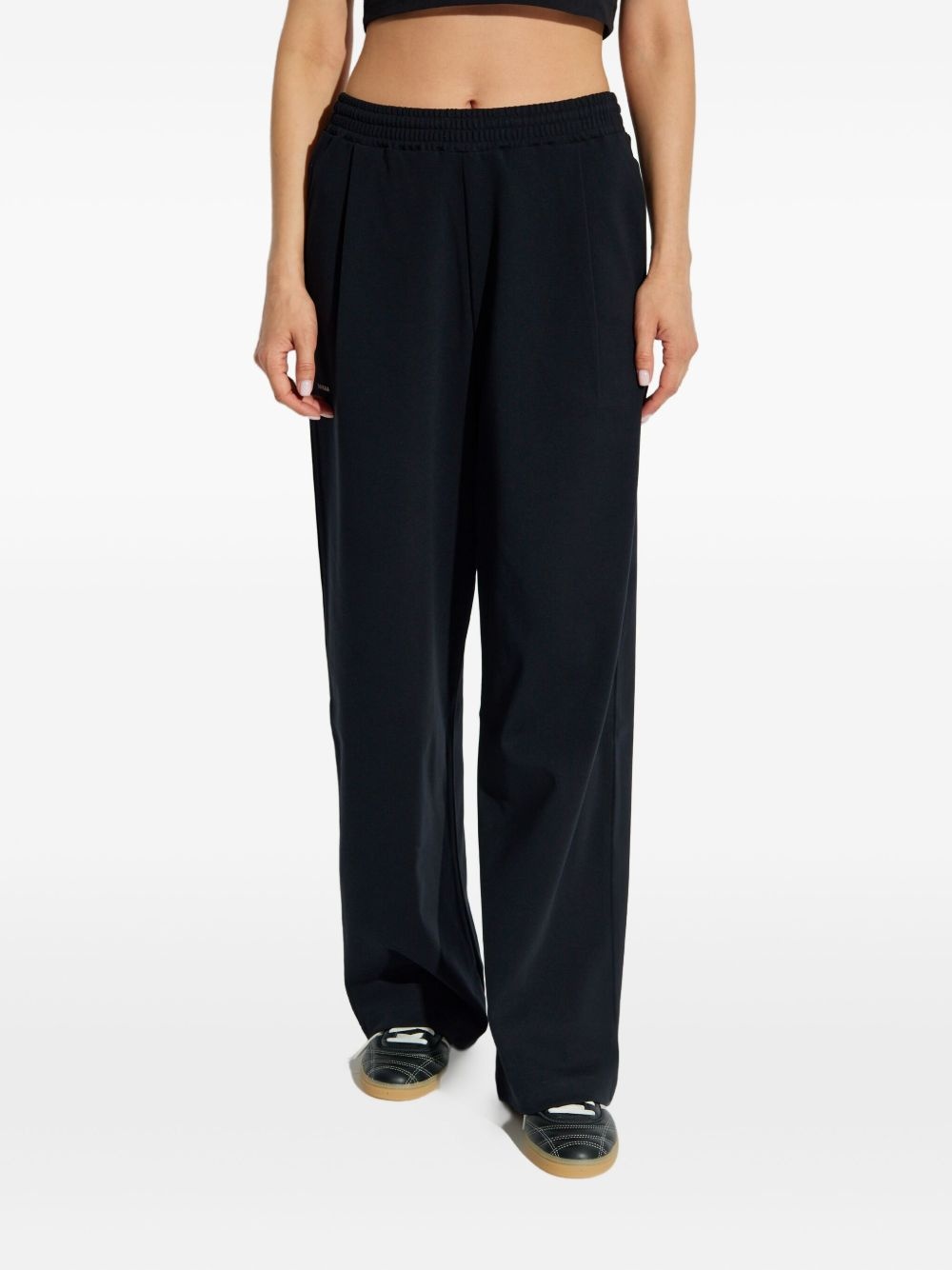 elasticated-waist track pants - 3