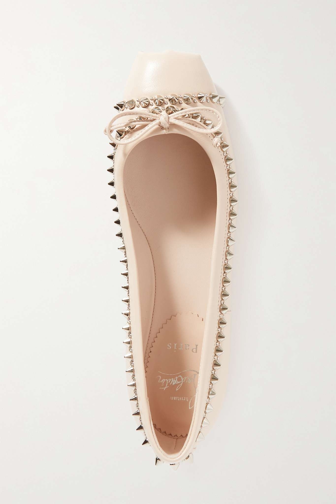 Mamadrague spiked leather ballet flats - 5