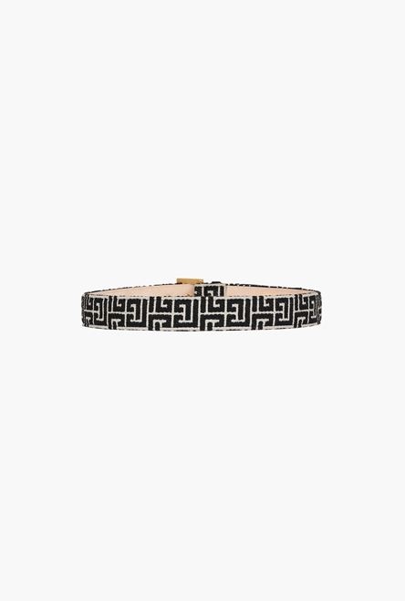 Bicolor jacquard B-Classic belt - 2