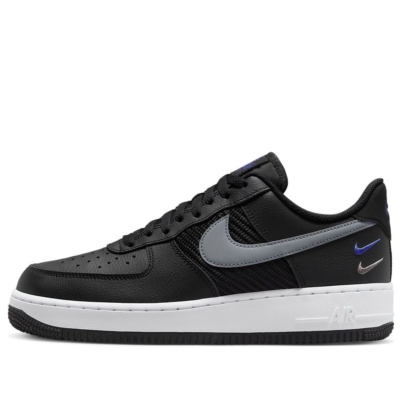 Nike Air Force 1 Low '07 'Double Swoosh Black Racer Blue' FD0666-001 - 1