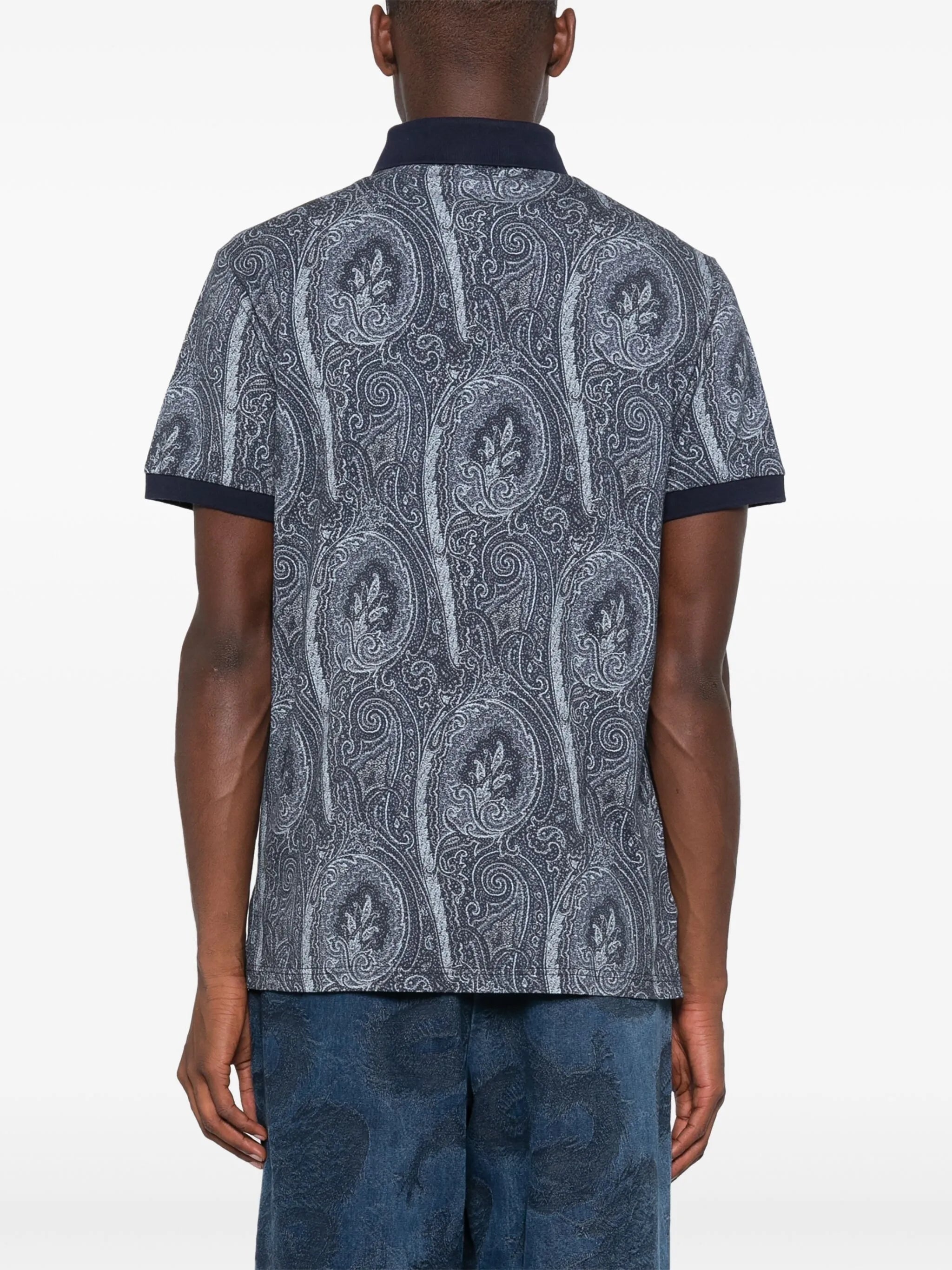 Etro Paisley-print Polo Shirt - 3