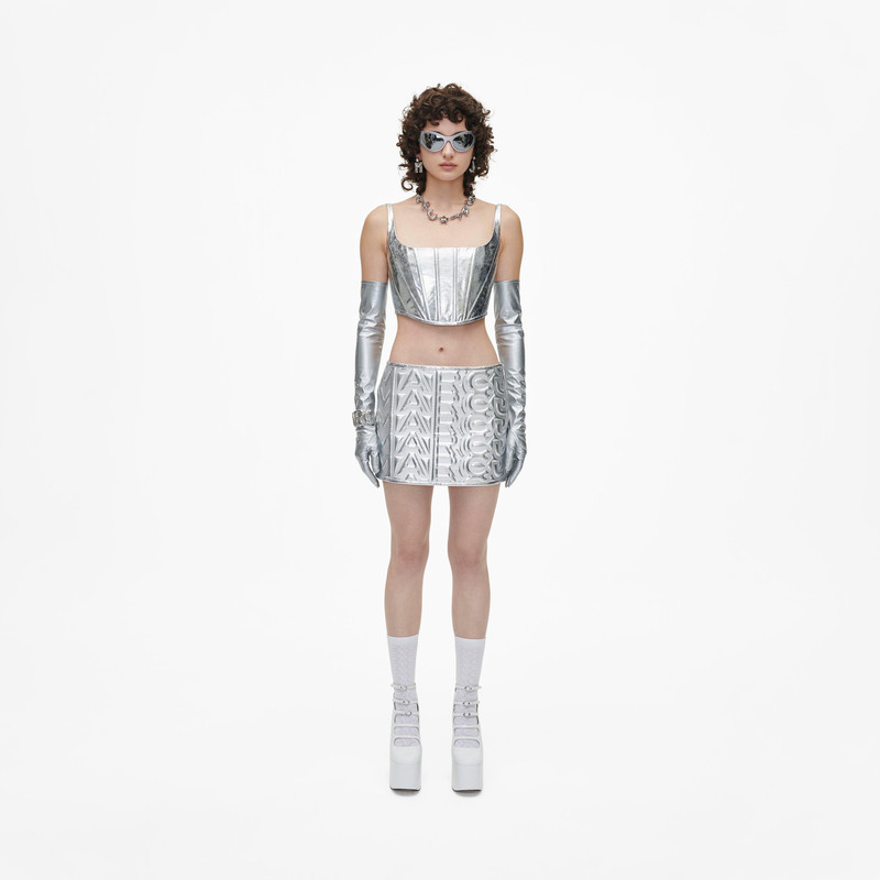 Marc Jacobs THE PUFFY LEATHER MINI SKIRT outlook