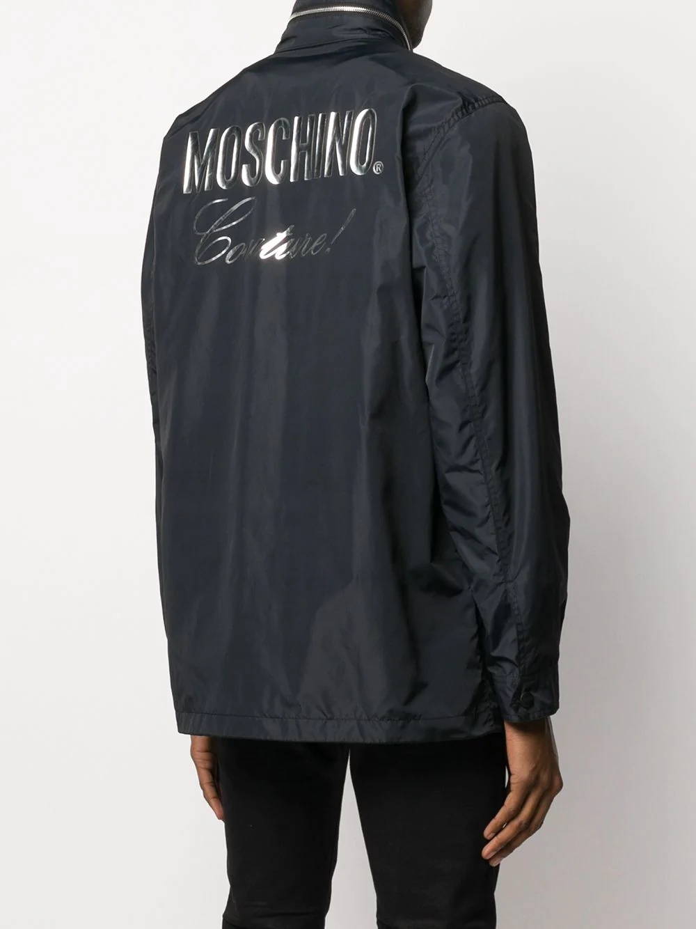 logo print lightweight jacket - 4