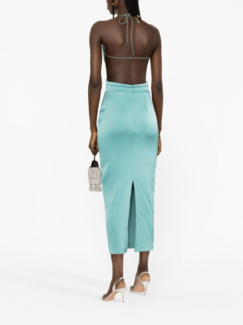 Mason cut-out satin midi dress 3