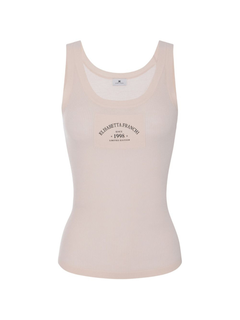 ribbed-knit tank top 1
