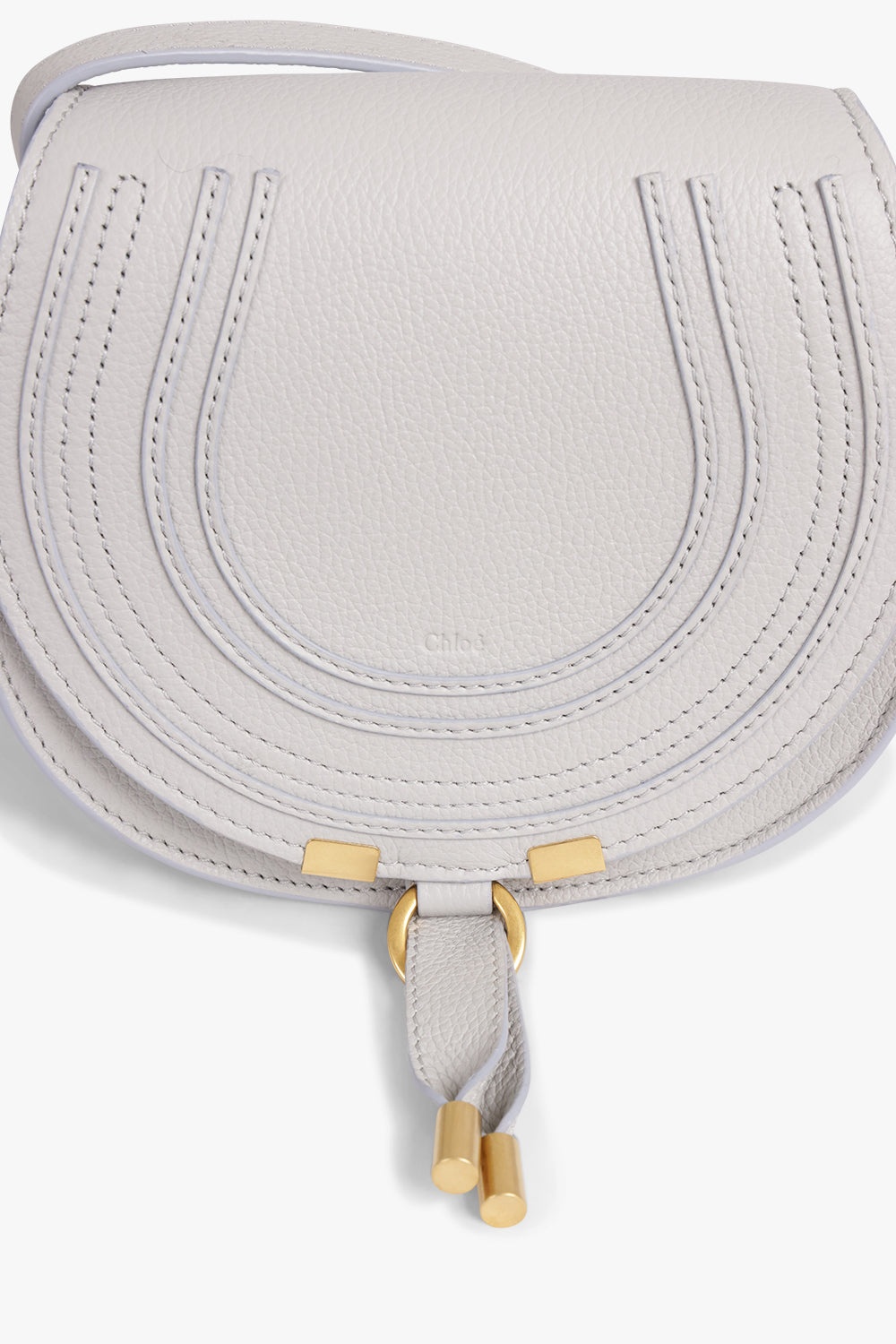 SMALL MARCIE SADDLE CROSSBODY BAG | BLUE MIST - 5