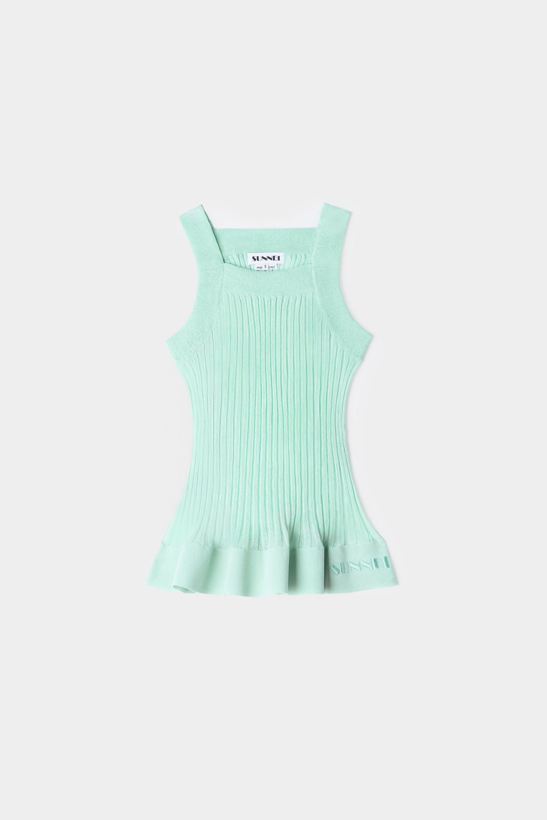 KNIT TANK TOP / light mint - 2