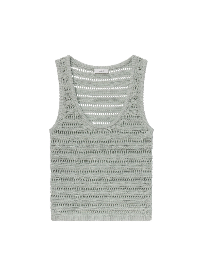 Kira Crochet Knit Tank 1