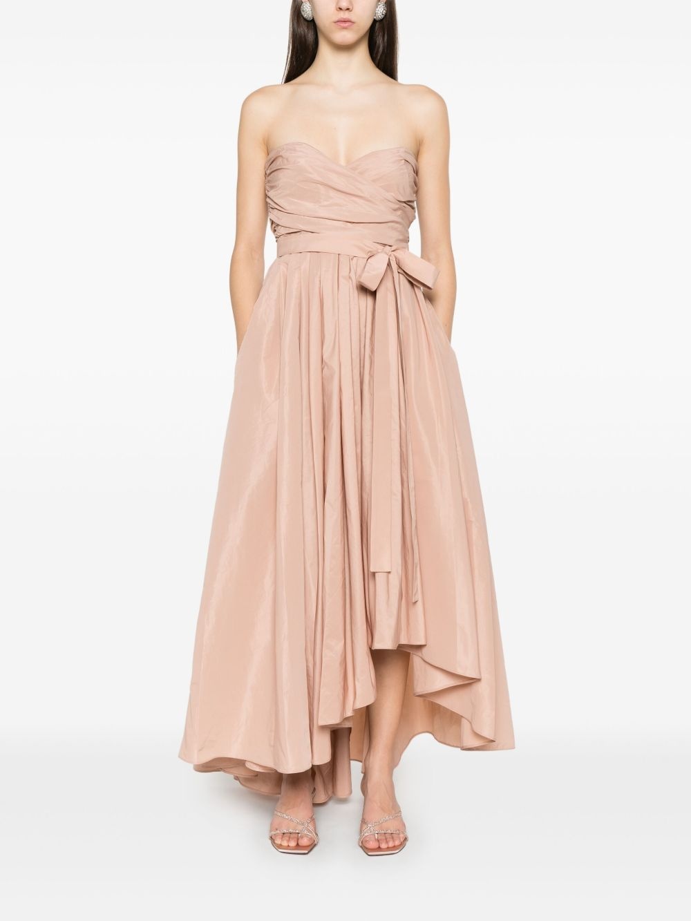 pleated maxi dress - 2