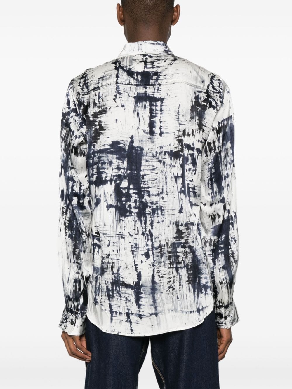 abstract-print shirt - 4