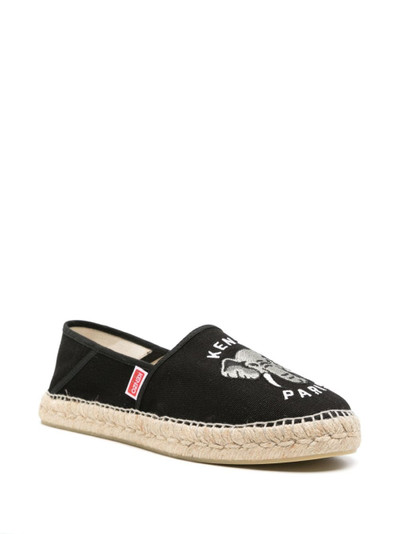 KENZO embroidered canvas espadrilles outlook
