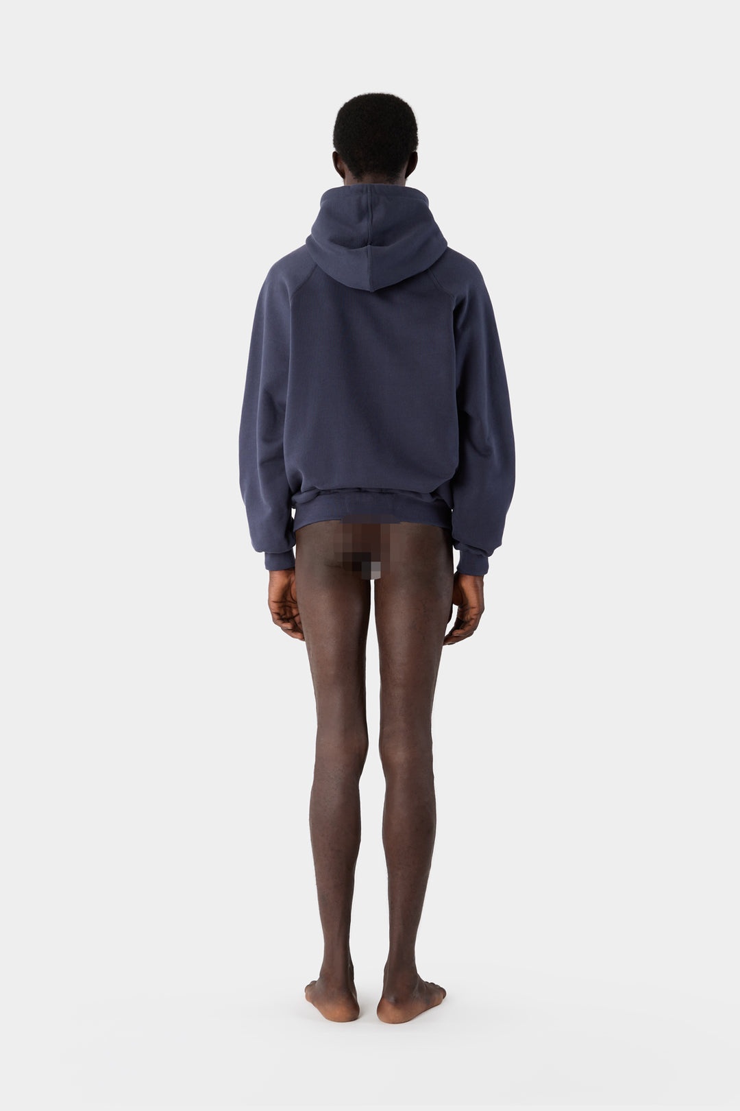 EMBROIDERED HOODIE / dark blue - 7