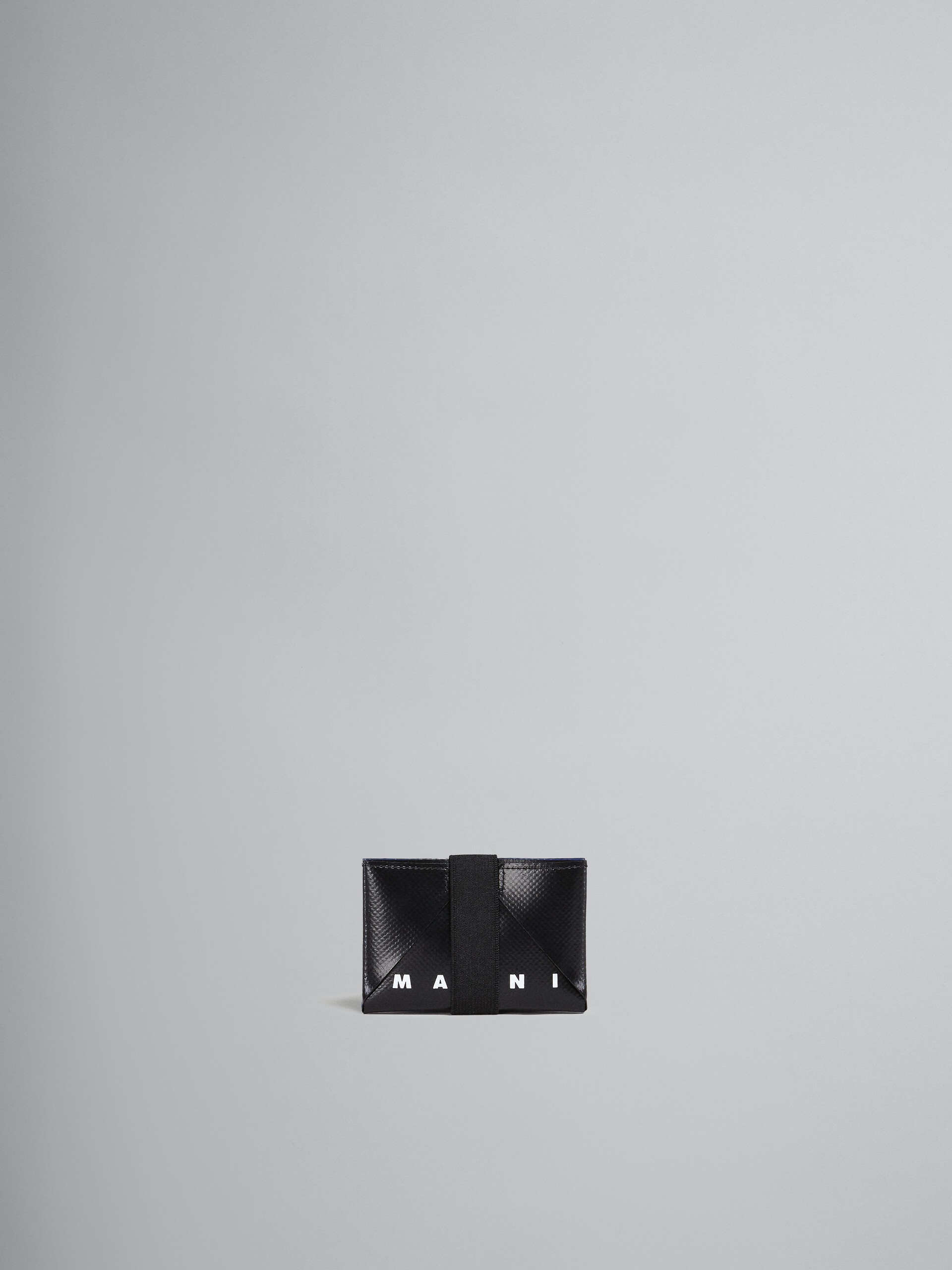BLACK AND BLUE CREDIT CARD CASE - 1