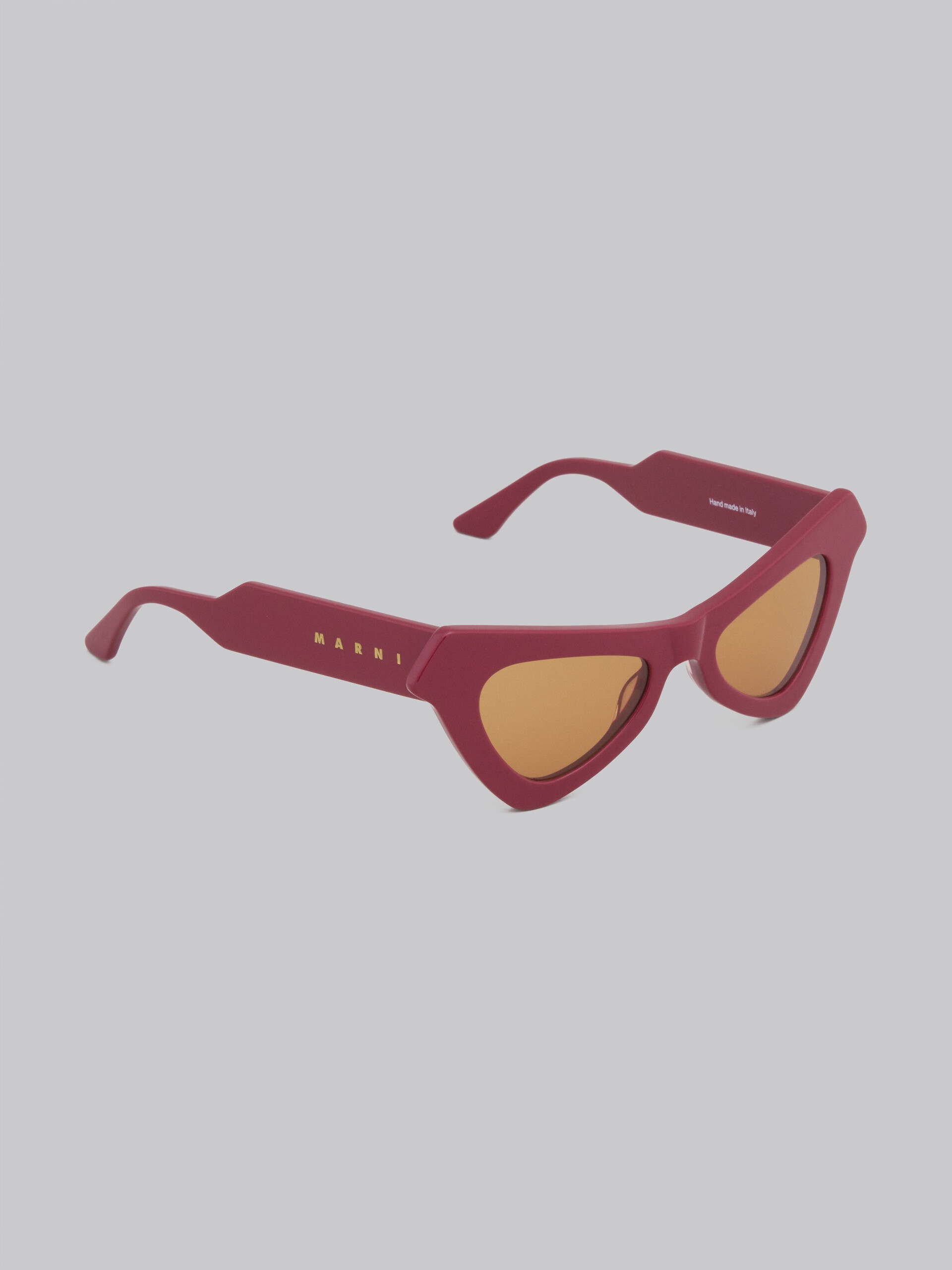 BURGUNDY ACETATE FAIRY POOL SUNGLASSES - 2