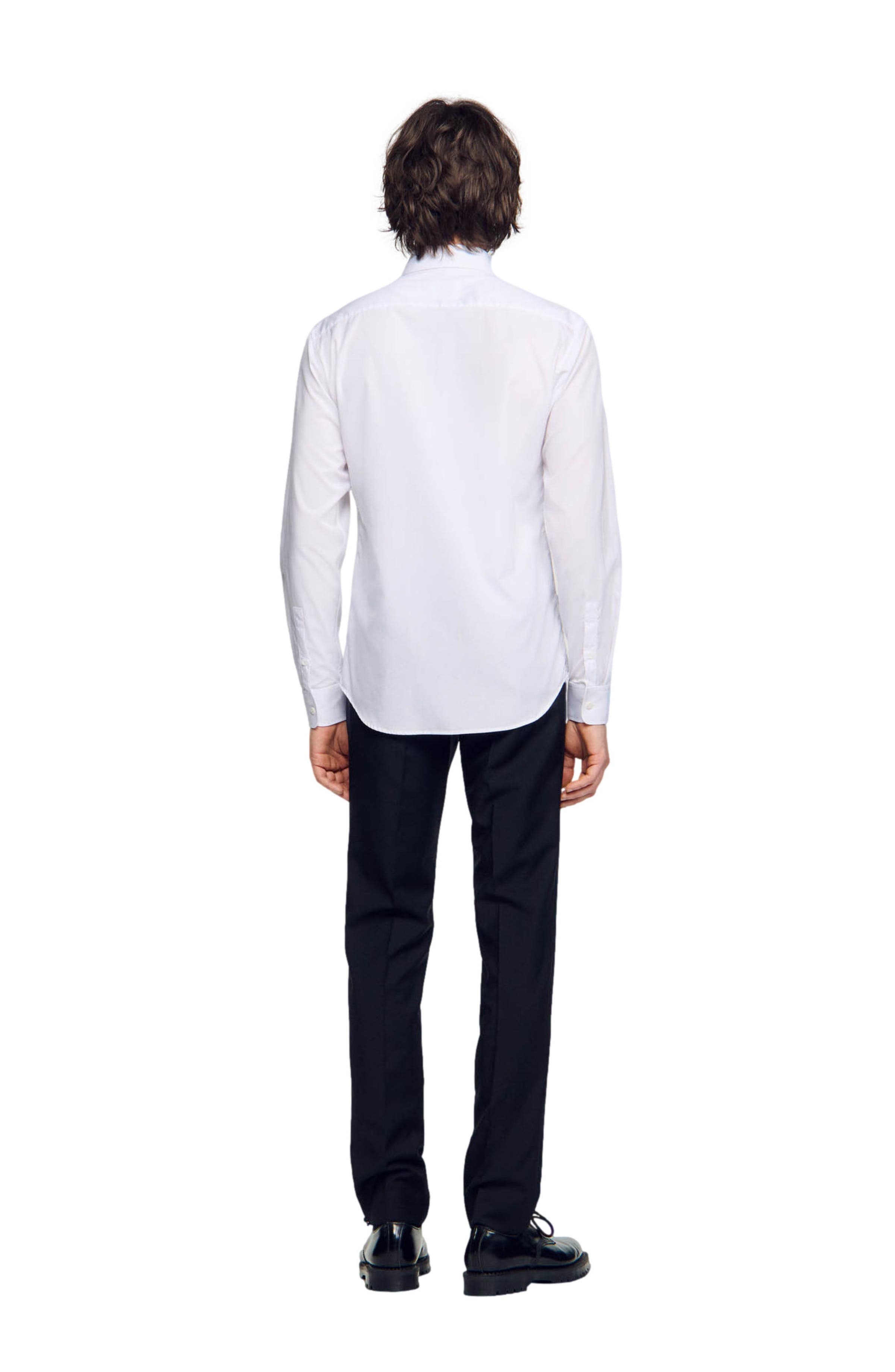 SANDRO Long-sleeved shirt in White at Nordstrom - 2