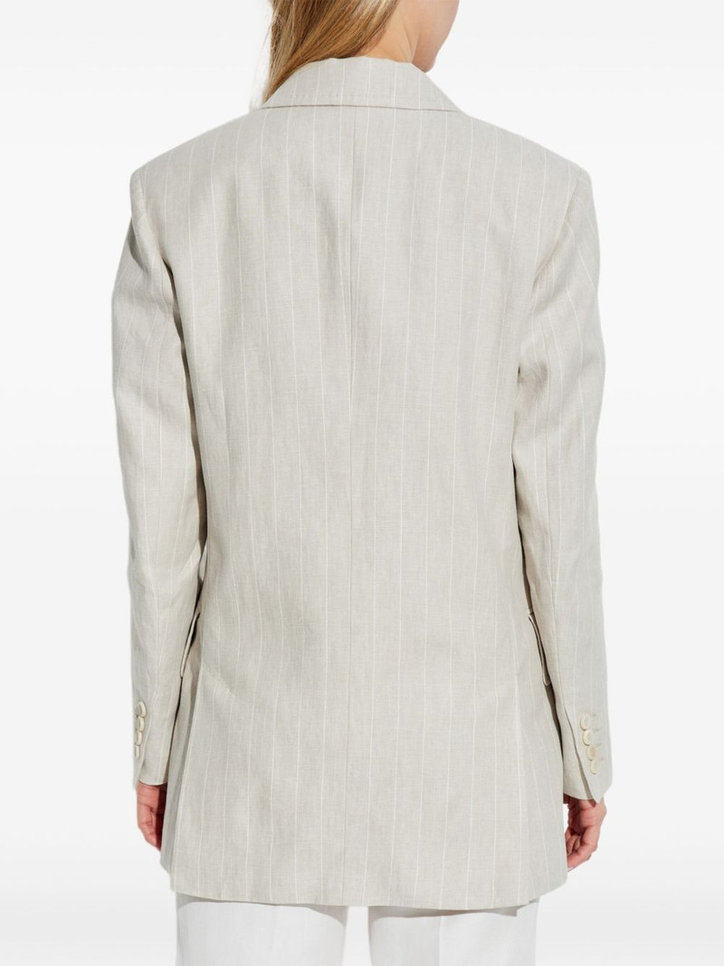 Gerla pinstripe double-breasted blazer 4
