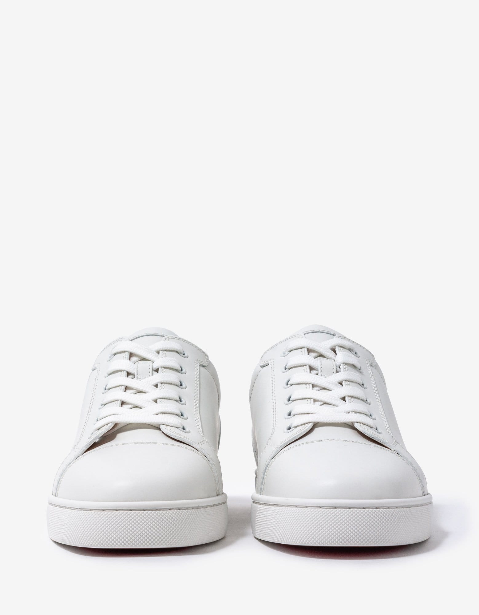 Christian Louboutin Louis Junior White Leather Trainers - 4