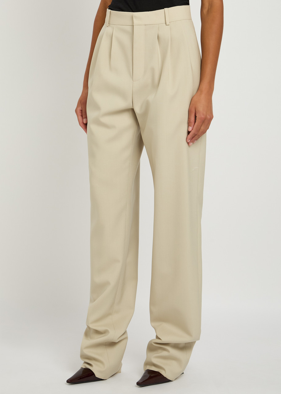 Yves Saint Laurent Straight-leg Wool Trousers - 2