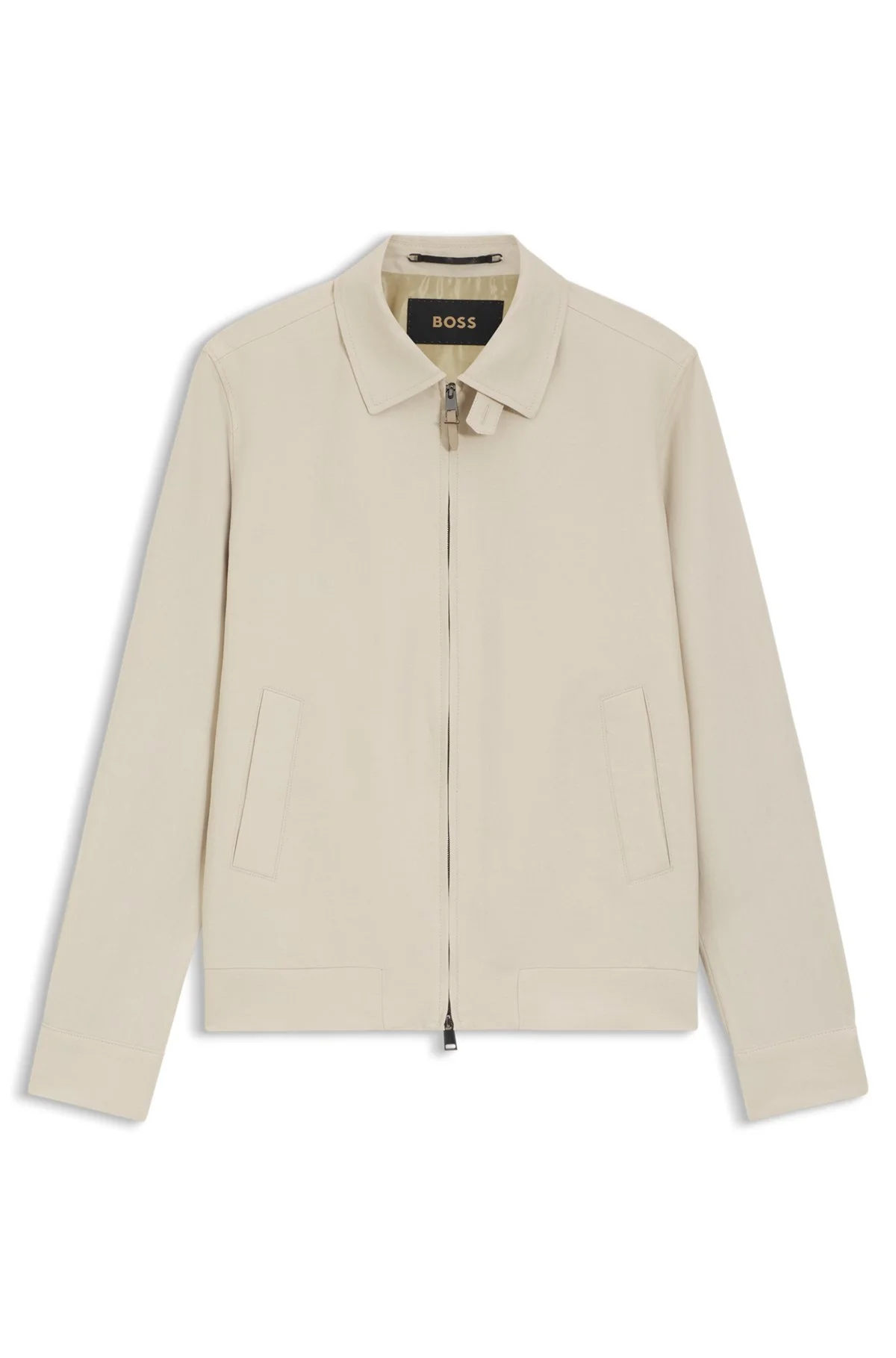 SLIM-FIT JACKET IN LINEN - 1