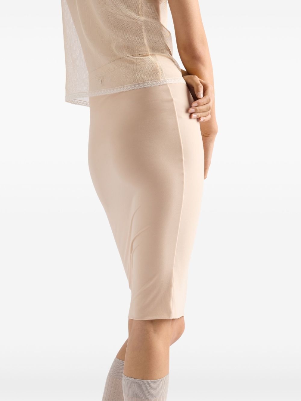 stretch slip skirt - 5