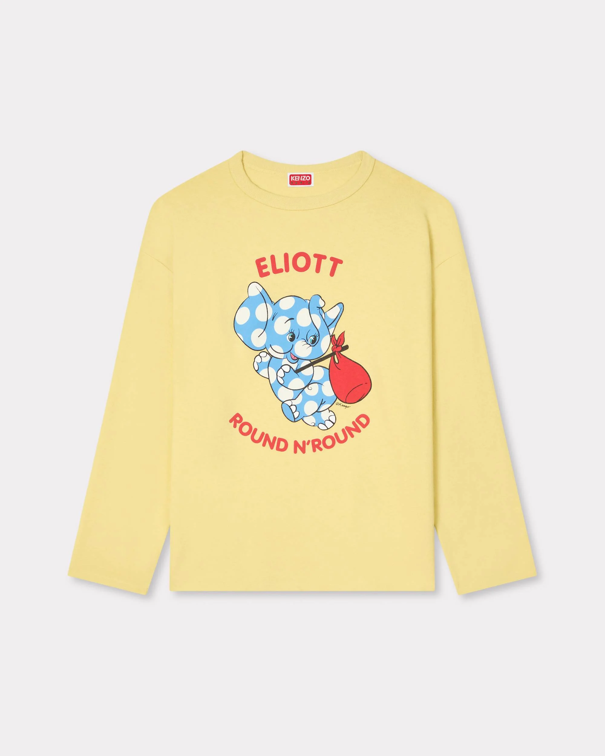 'KENZO Cartoon' long sleeve T-shirt in cotton - 1