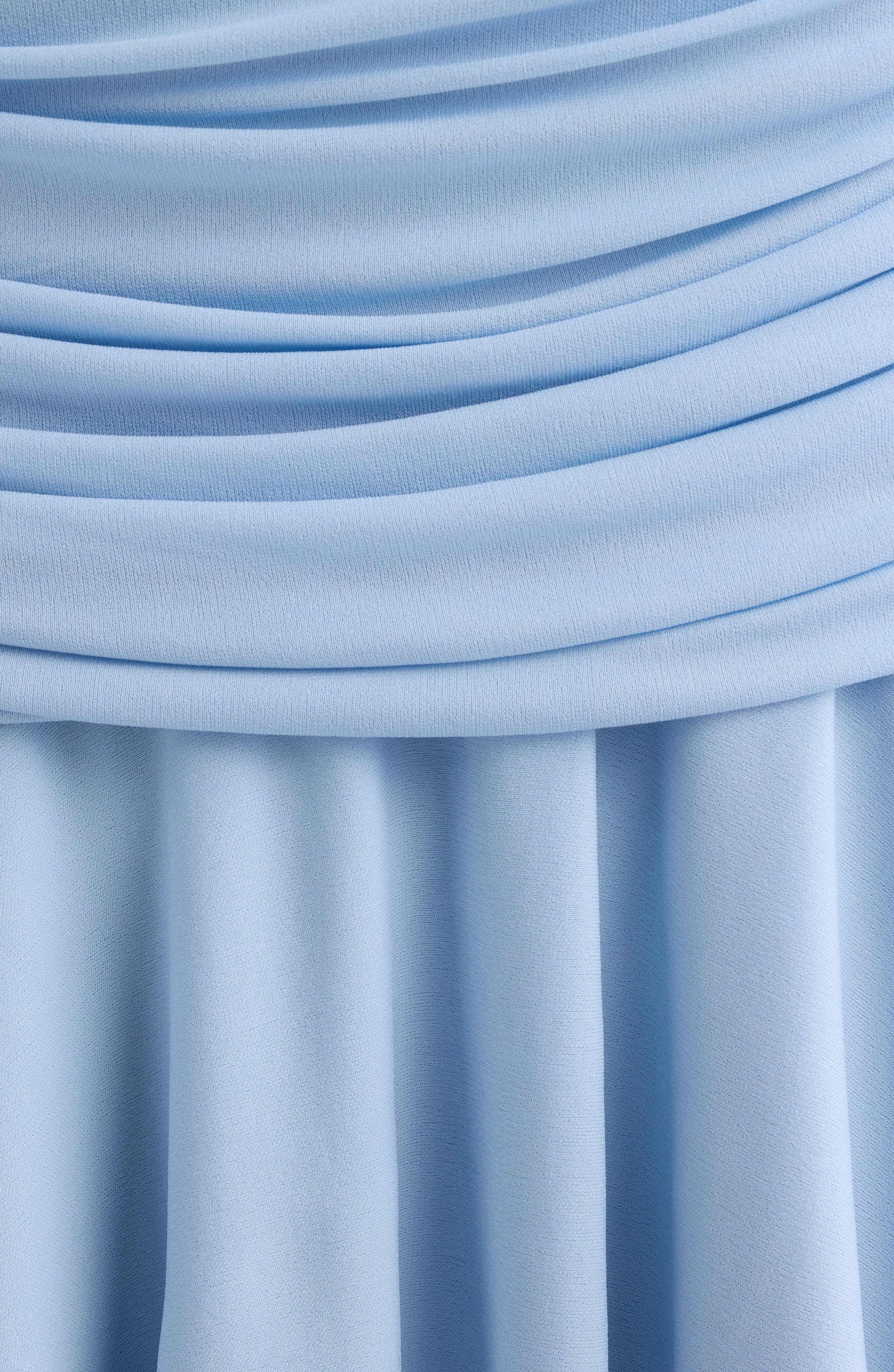Acne Studios Dopaga Draped Crepe Jersey Dress in Light Blue at Nordstrom - 5