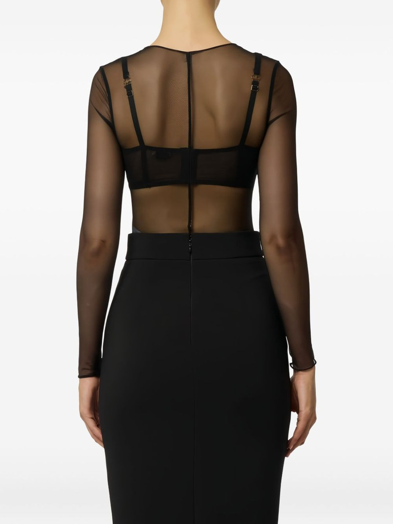 mesh long-sleeve bodysuit 3