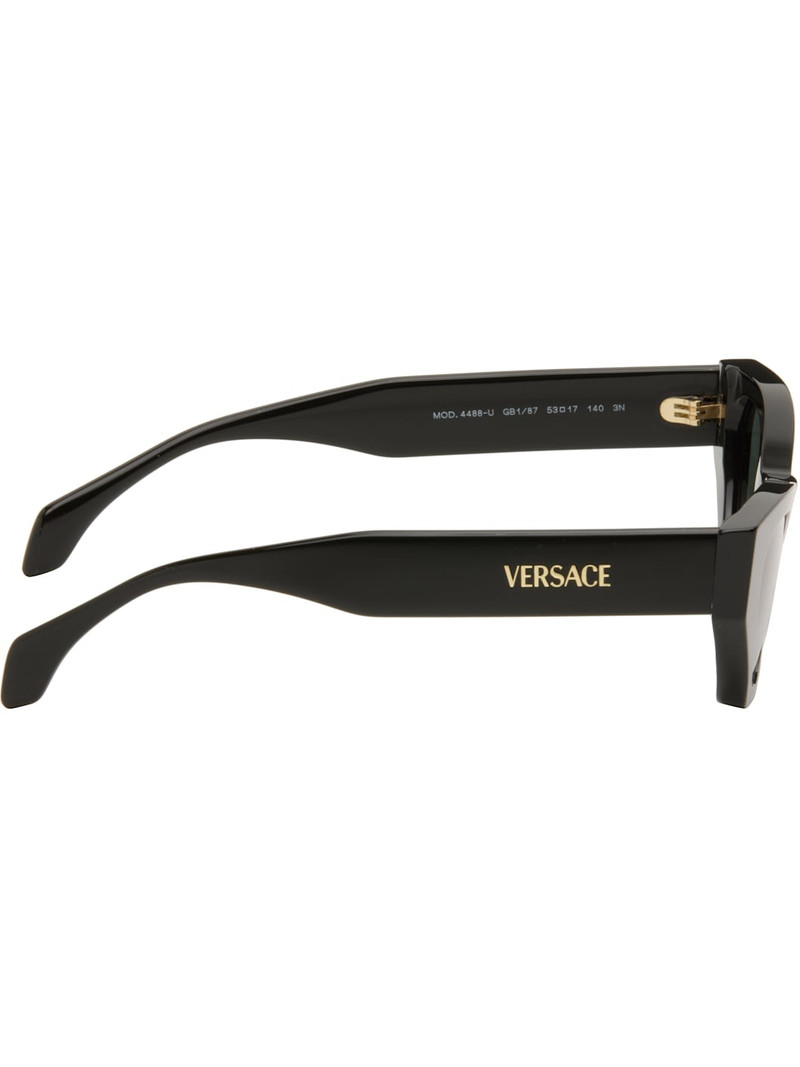 VERSACE Black Signature Cat-Eye Sunglasses outlook