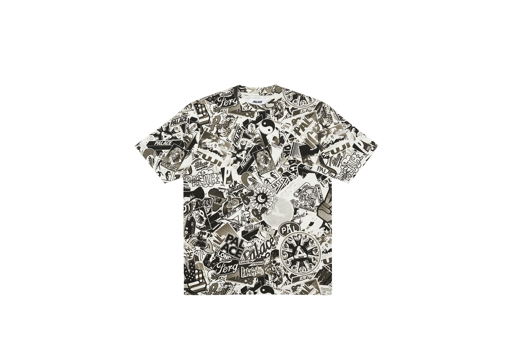 STICKER PACK T-SHIRT BLACK / WHITE - 1