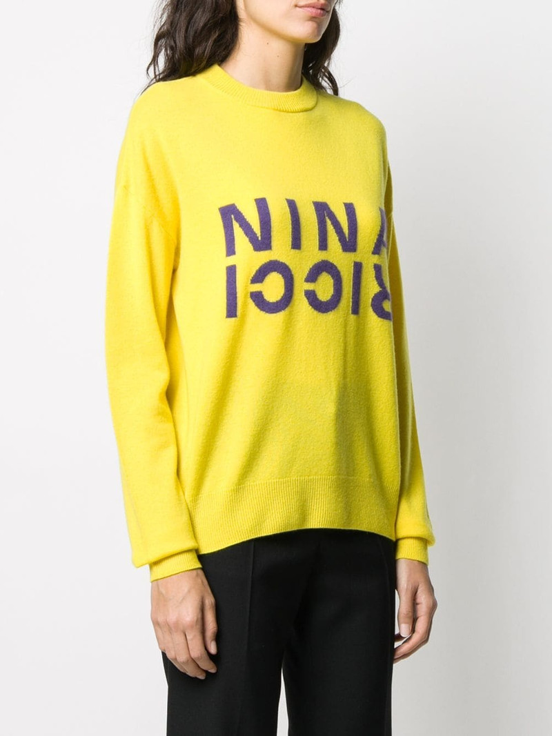 stitched logo jumper 3