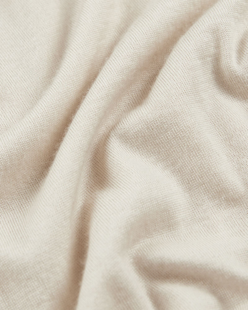 Regular fit crewneck sweater in cashmere and silk 7