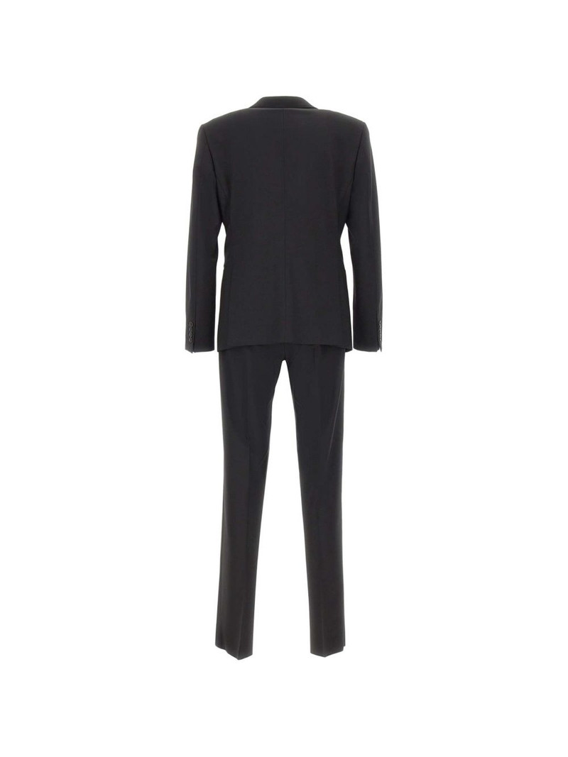 EMPORIO ARMANI peak-lapels single-breasted suit outlook