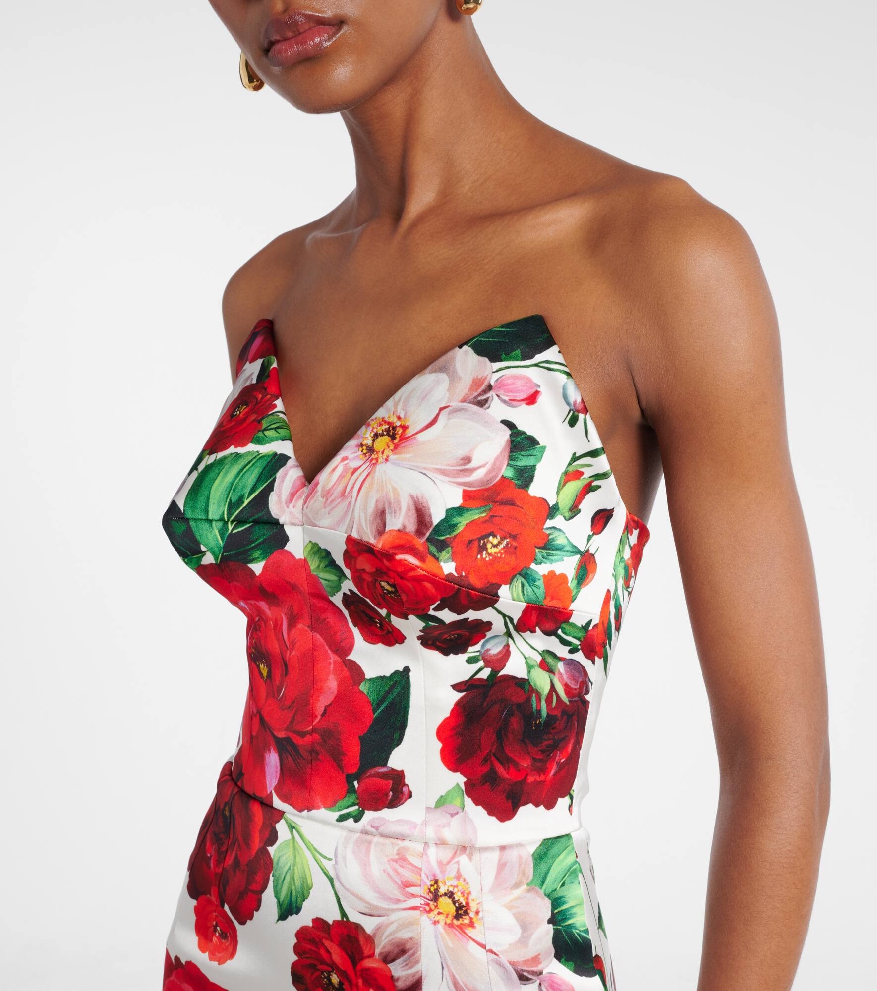 Floral midi dress - 4