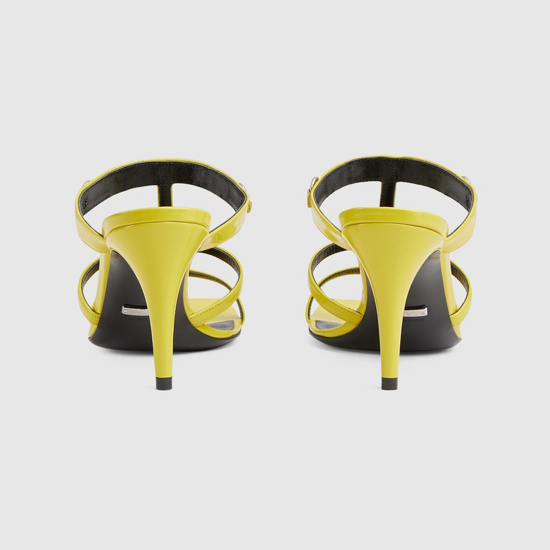 GUCCI Women's slim Horsebit slide sandal outlook