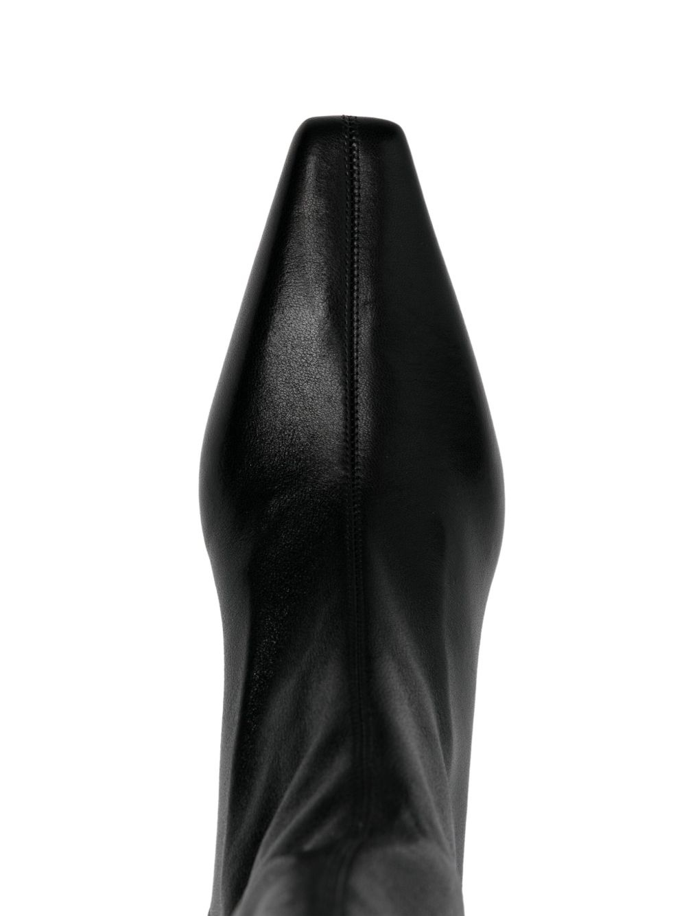 80mm leather boots - 4