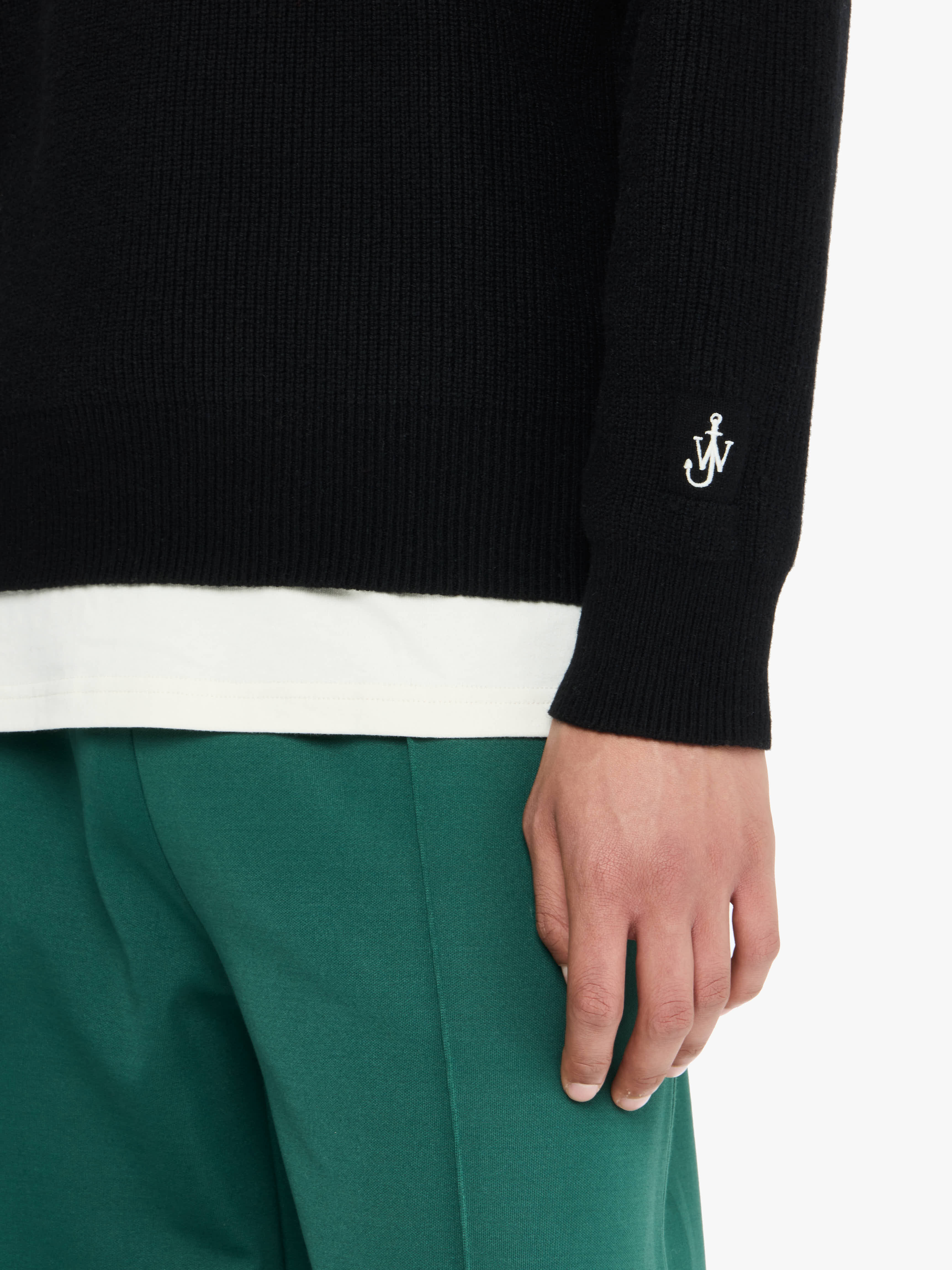 SWEATER WITH HALF ZIP - 5