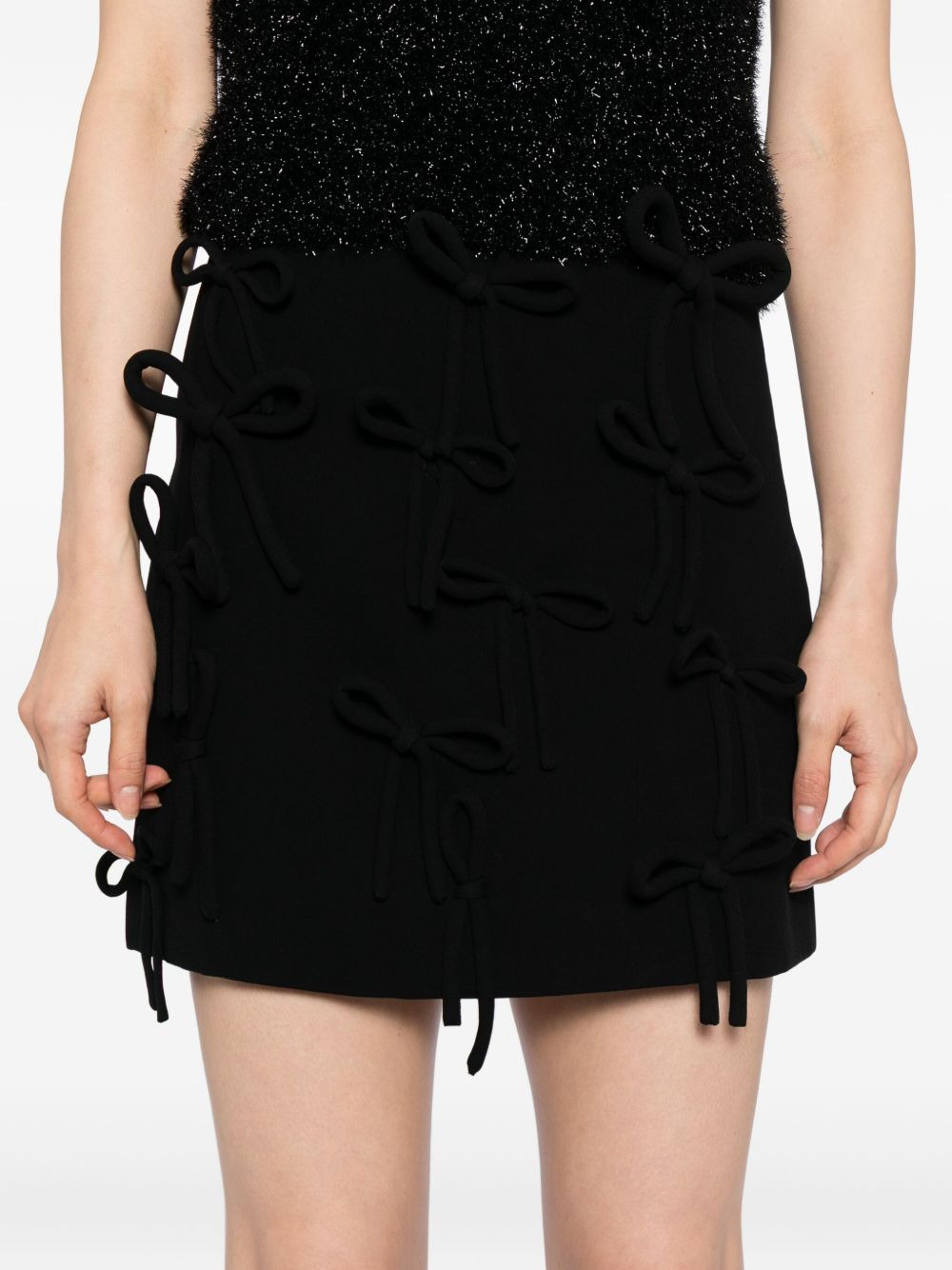 bow-embellished skirt - 5