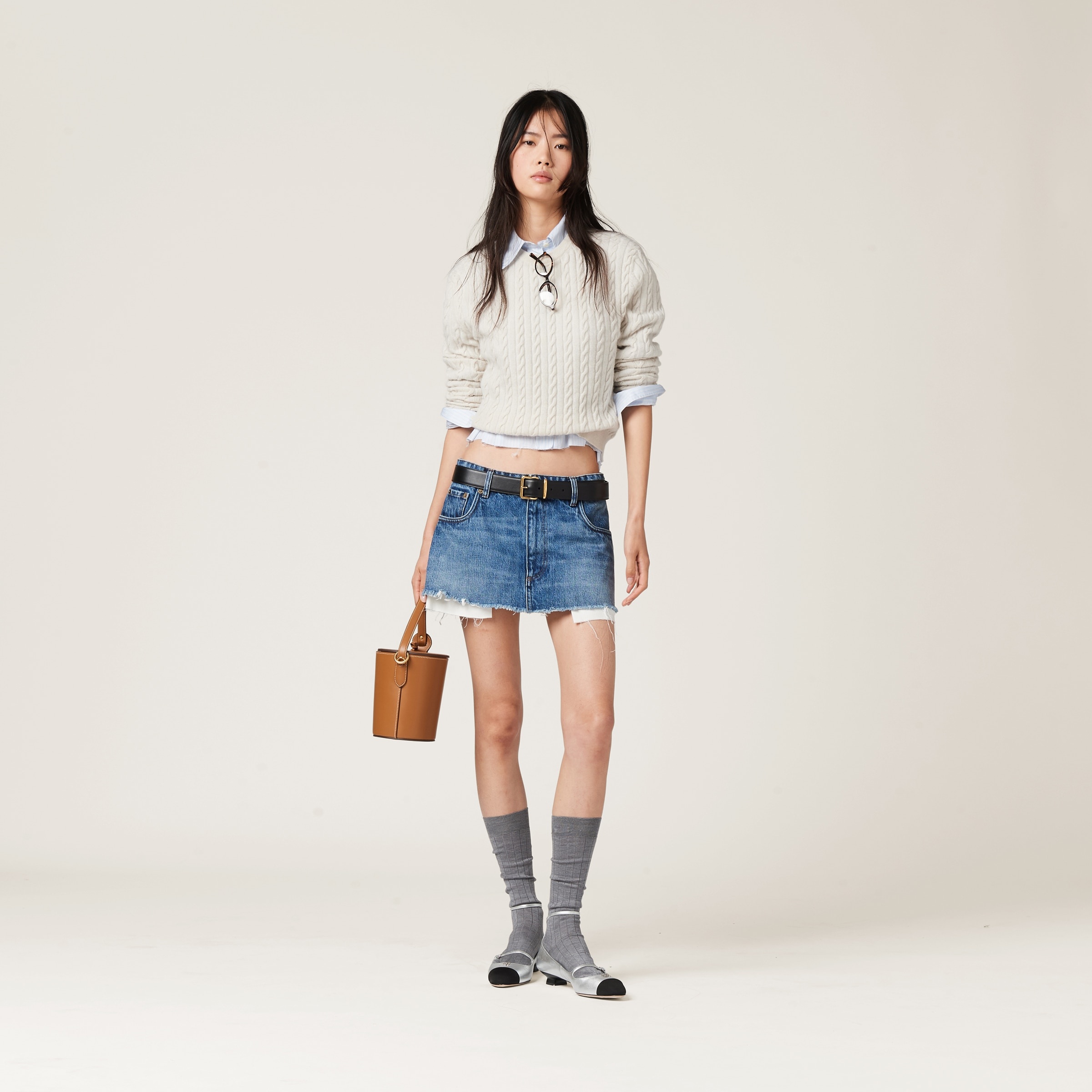 Denim miniskirt - 2