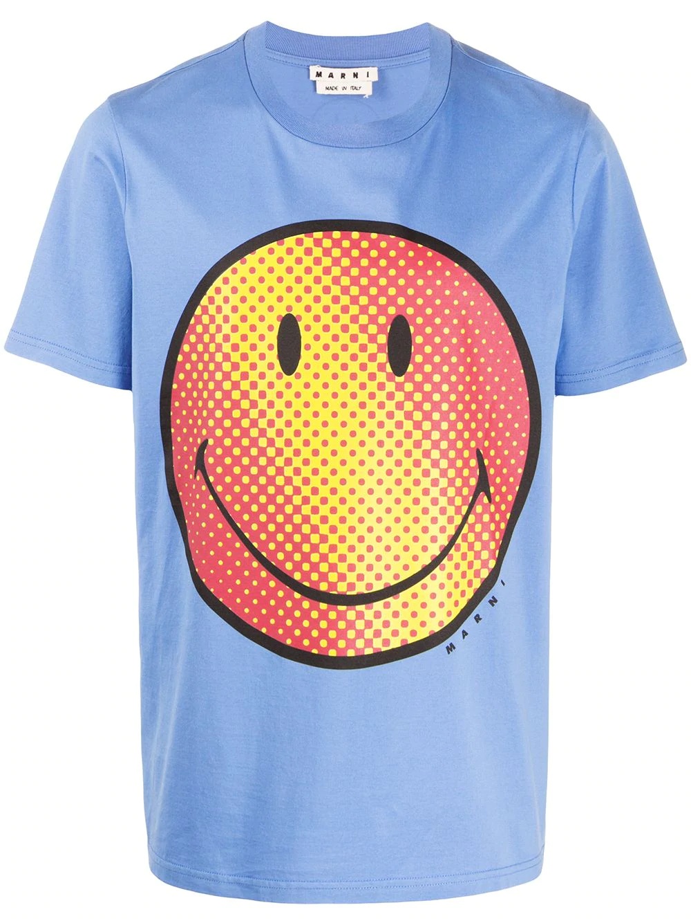 smile-print cotton T-shirt - 1