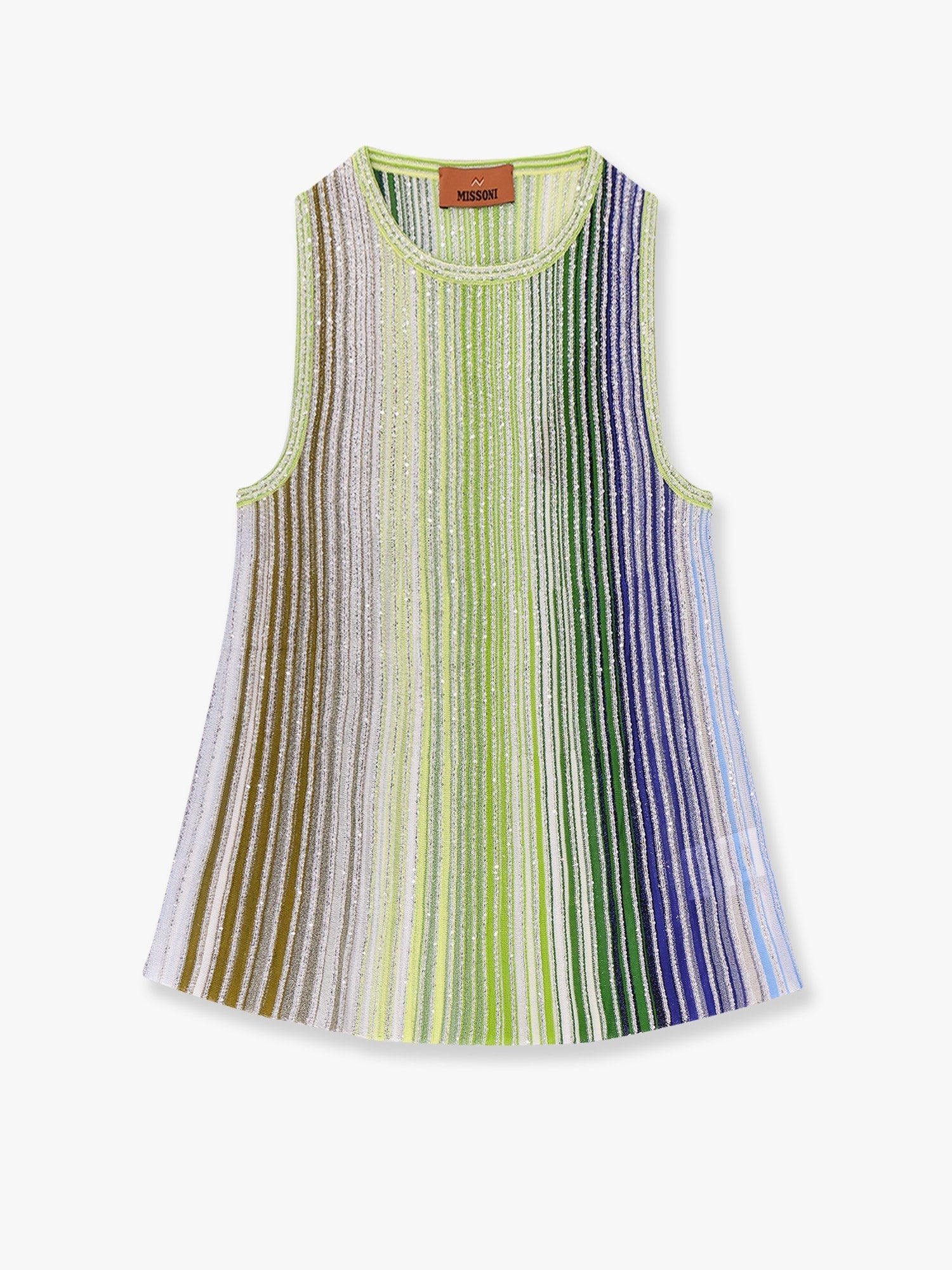 Tシャツ・カットソー MISSONI Multicolor viscose blend top with sequins Missoni Multicolor viscose blend top with sequins