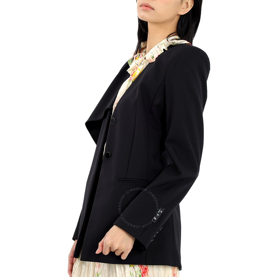 Off-White Ladies Black Formal Bandana Jacket, Brand Size 42 (US Size 8) - 5