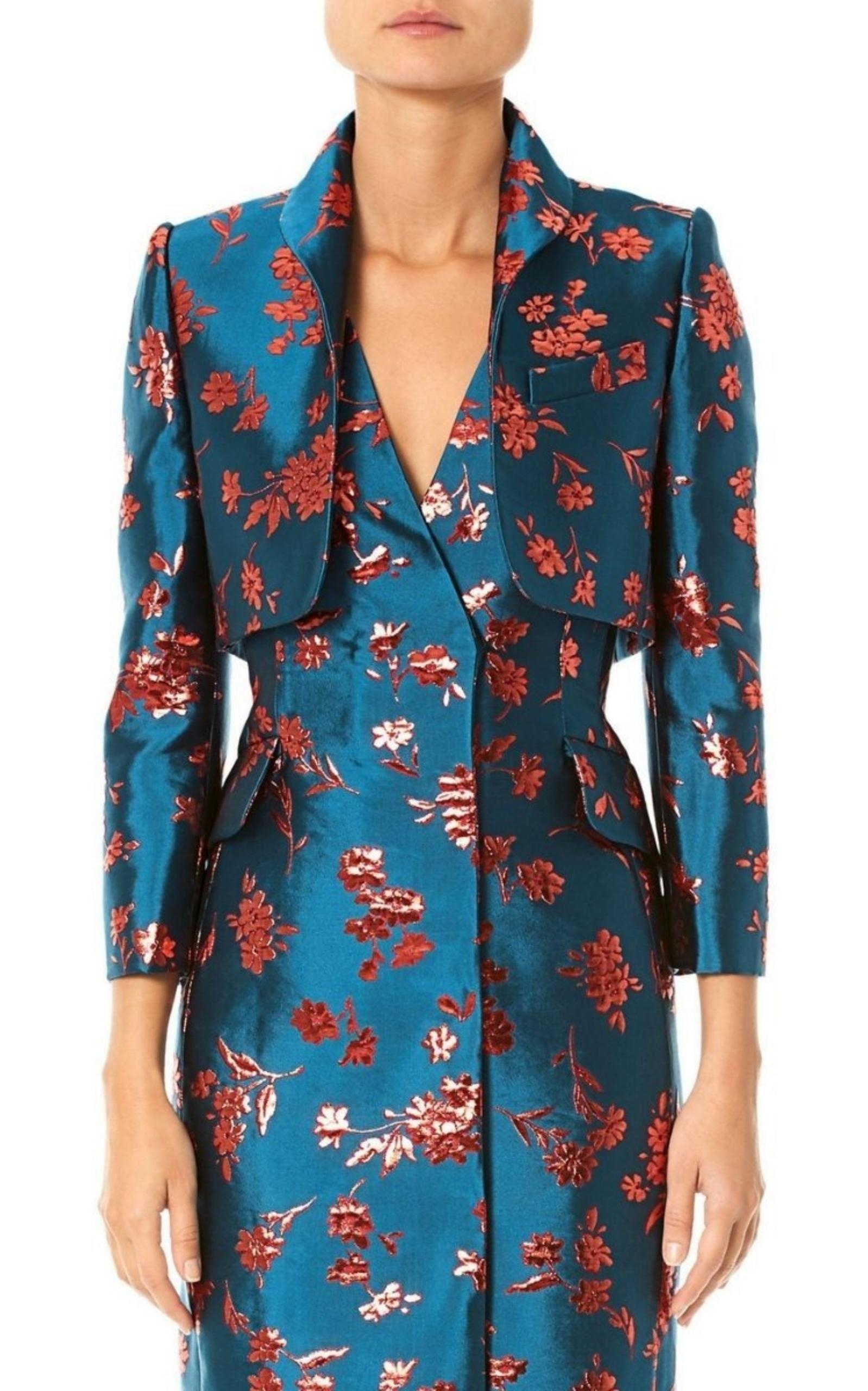 Floral Cropped Bolero Jacket - 2
