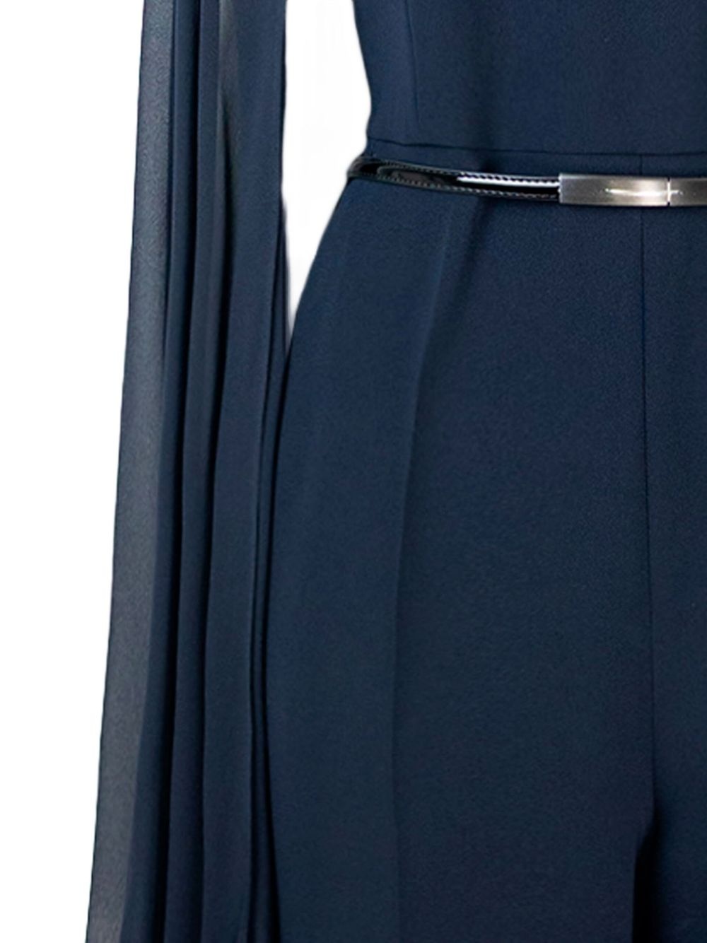 cape-sleeve jumpsuit - 3