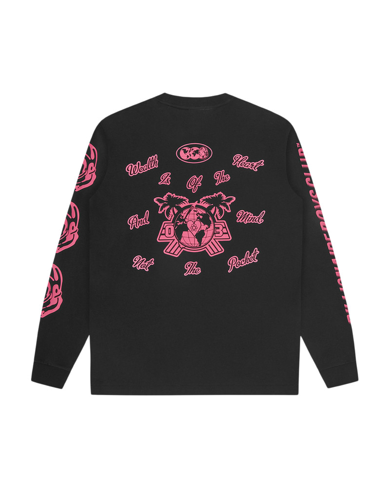 BILLIONAIRE BOYS CLUB GLOBAL REGATTA MULTI PRINT LS T-SHIRT outlook