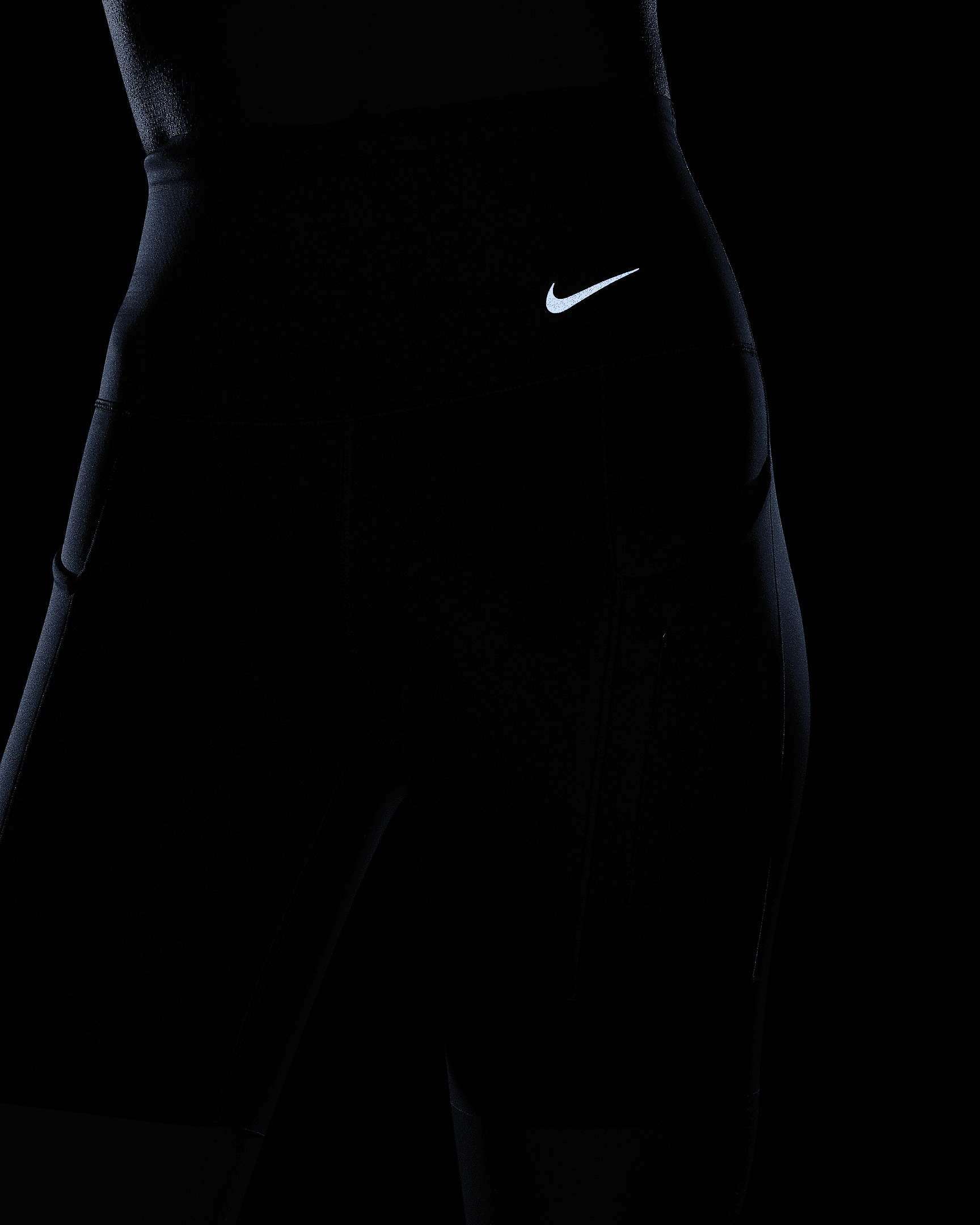 Nike Go Women's Firm-Support High-Waisted 8" Biker Shorts with Pockets - 11