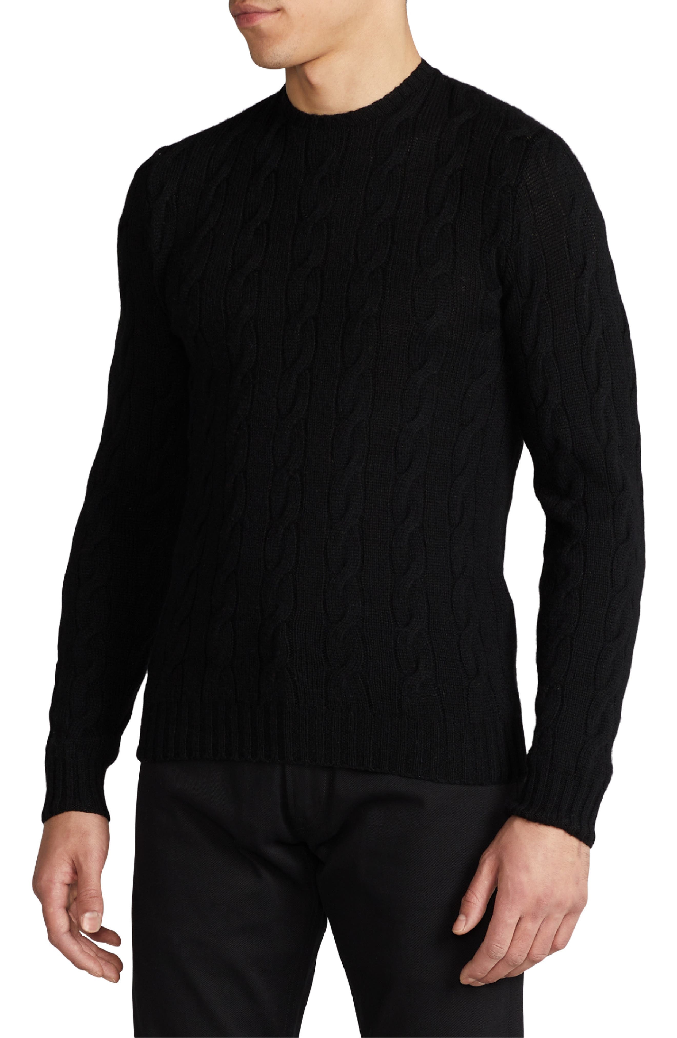 Cable Knit Cashmere Sweater - 3