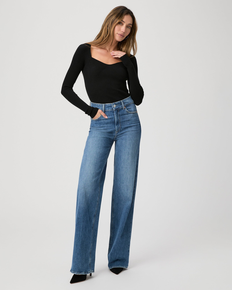 PAIGE Sasha Wide Leg Jean outlook