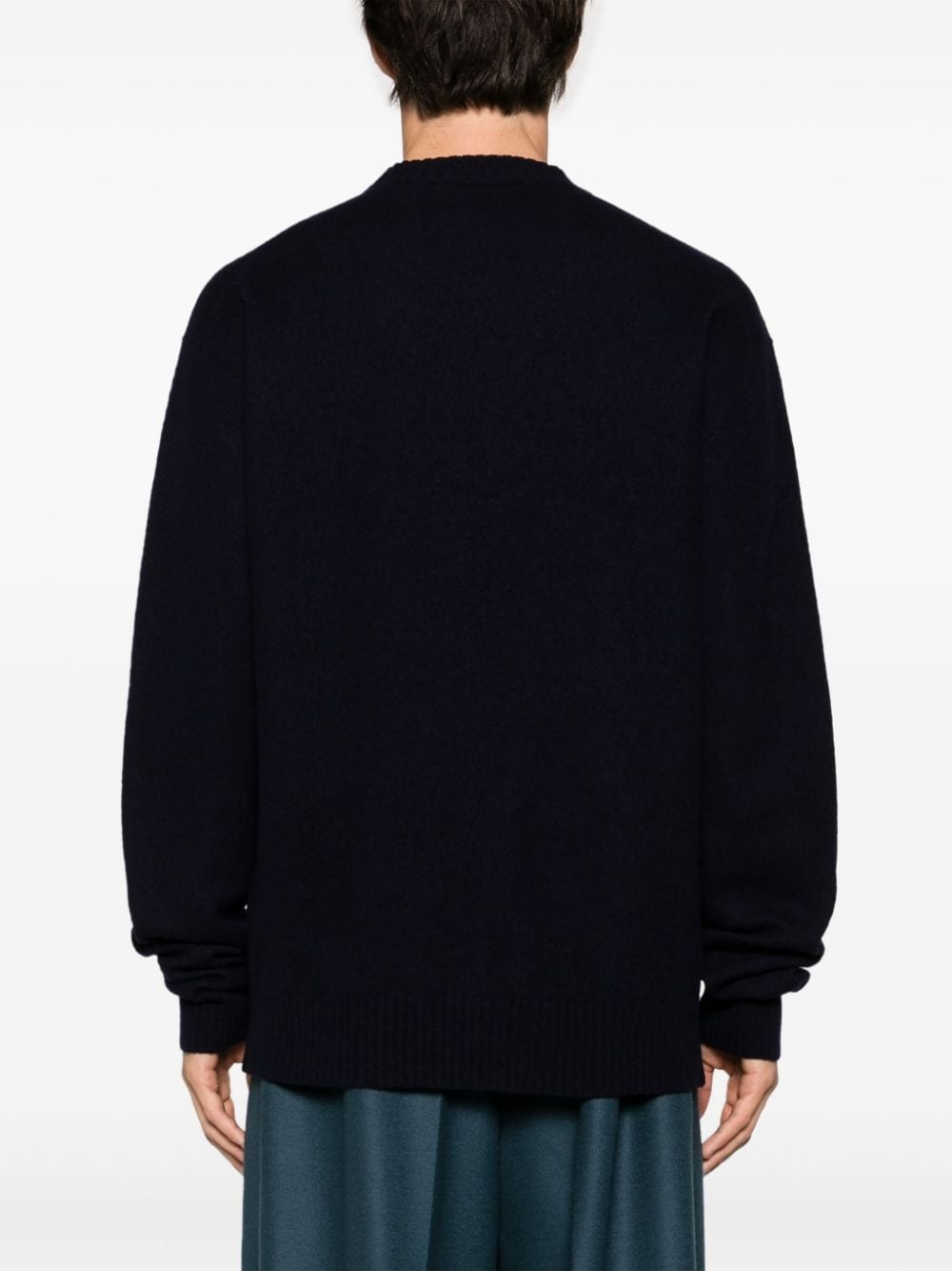 crew-neck wool jumper - 4