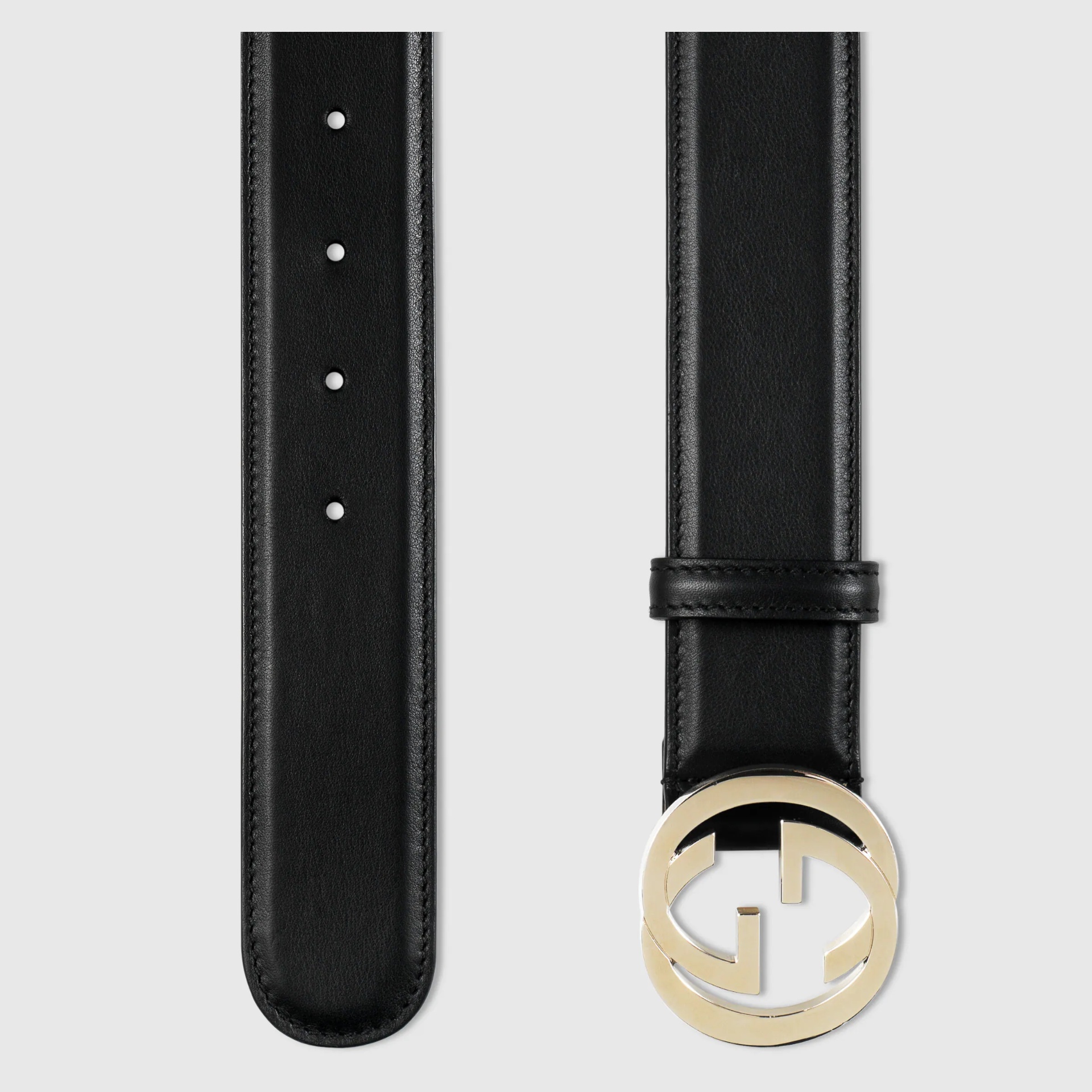 Gucci Interlocking G Buckle Wide Belt - 2