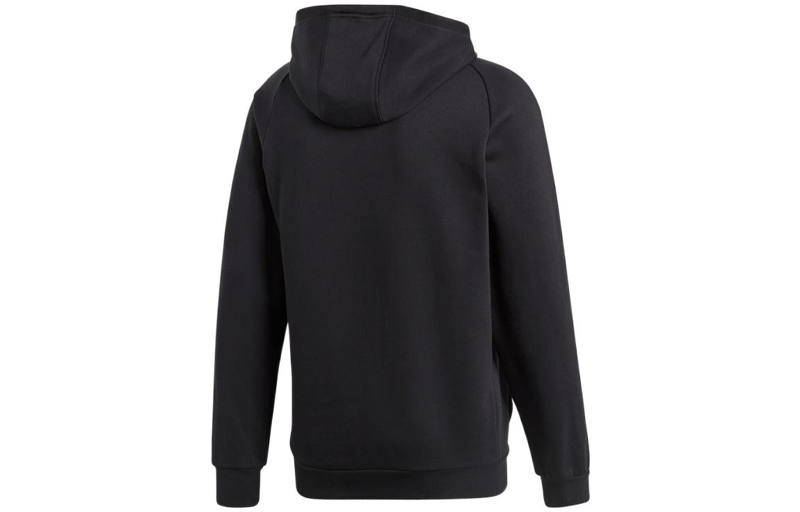 adidas Colorblock Stay Warm Fleece Lined Hooded Long Sleeves Hoodie Men's Black CE9068 - 2